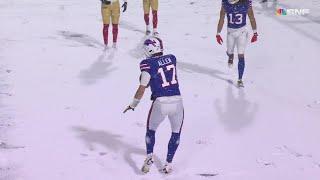 Josh Allen becomes second player in 19 years to rush, pass and receive a TD in same game