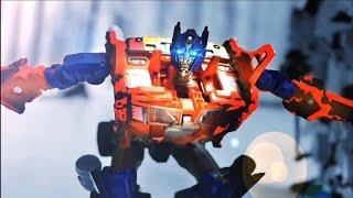 Transformers Stop motion - Prime VS Menasor 柯博文VS飛天虎