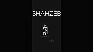 Name logo for #shahzeb || by artist viv #shorts