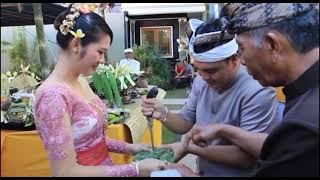 Upacara Metanjung Sambuk / Mekalan - kalan Pernikahan Poppy & Wirawan