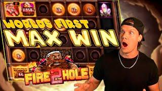 65000x FIRE IN THE HOLE 2 MAX WIN! (WORLDS FIRST)