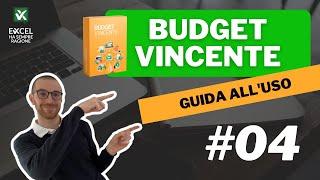 #04 | Budget Personale Excel | Guida all'uso del file in REGALO | Le Transazioni