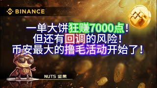 2024年12月25日BTC日内行情分析。一单大饼狂赚7000点！但还有回调的风险！币安最大的撸毛活动开始了！