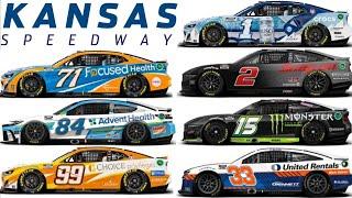 2024 NASCAR CUP SERIES PAINT SCHEME PREVIEW FOR THE ADVENTHEALTH 400 AT KANSAS