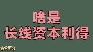 啥是长线资本利得税？Long Term Capital Gains