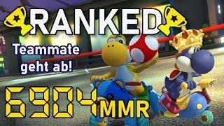 Mein Teammate ist DER Mario Kart Messias | RANKED Mario Kart 8 Deluxe 150ccm | 6904 MMR Gold 1