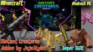 Mutant Creatures Addon v4 by JujuStyle7 Best Mutant Creatures Mod Minecraft Bedrock PE