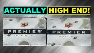 Opening 2 Boxes of 2021-22 Upper Deck Premier Hockey Hobby