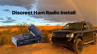 VGC VR-N7500 Ham Radio in a Land Rover LR4