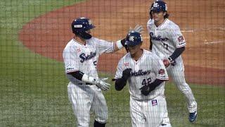 ついに出た！澤井廉のプロ初ホームランは3ラン！弾丸過ぎる打球はどこへ！？東京ヤクルトスワローズ 2024/09/08