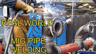 MIG Pipe Welding Twin 6"Tee (REAL WORLD WELDING)