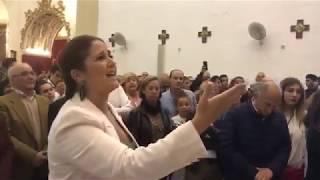 Lídia Hernández le canta una ‘Saeta Flamenca al Paso’ a la Sagrada Flagelació