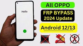 All Oppo FRP Bypass Android 12/13 Without Pc 2024 New Security Update | Oppo Google Account Bypass