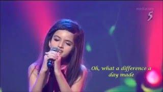 Angelina Jordan - "What A Diff'rence A Day Makes"