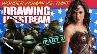 WONDER WOMAN vs. TMNT (Part 3)!!! 