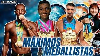 Los MÁXIMOS GANADORES de MEDALLAS de ORO en JUEGOS OLÍMPICOS  Los HISTÓRICOS de las OLIMPIADAS 