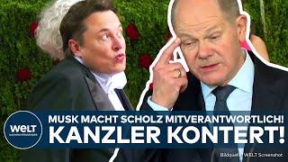 DAS GRAUEN VON MAGDEBURG: "Unfähiger Idiot!" Elon Musk fordert Scholz-Rücktritt!