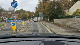 Clockhouse Double Roundabout, Right & straight on to Rectory Rd. Farnborough Driving Test Route Help