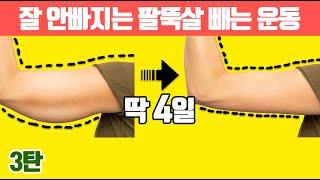 잘 안빠지는 팔뚝살정말 빨리 빼고 싶으면 딱 1달만 이 루틴 해보세요.(팔뚝살 타바타)