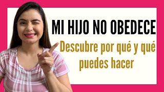 Mi hijo no obedece ¿qué puedo hacer? 