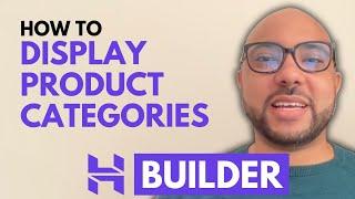 How to Display Product Categories on Separate Pages in Hostinger Website Builder