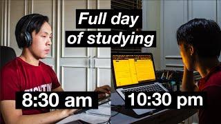 14 Hour Study Day in Medical School | Active Recall Tips and How to Stay Focused