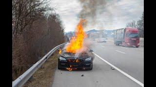 Autobrand bei Wolfurt