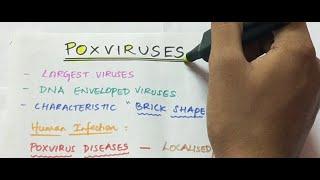 Poxviruses | Microbiology | Handwritten notes