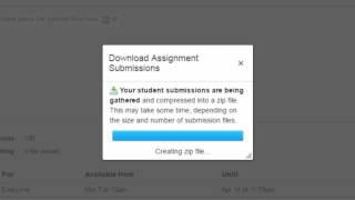 Canvas: Downloading Assignment Submissions