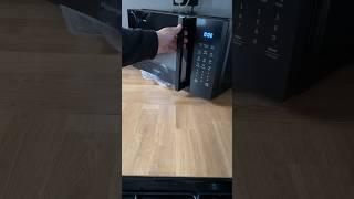 Unbox my new microwave with me  #shorts #asmr #unboxing #microwave #hisense #kitchenappliances