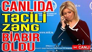 Zaxarovaya canlıda təcili zəng - Belə BİABIR OLDU - Media Turk TV