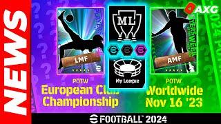 ÚLTIMA HORA  #eFootball  FILTRAN POTW + CHAMPIONS LEAGUE  MASTER LEAGUE & MY LEAGUE  BOOST +3 