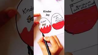 diy kinder Joy #shorts #craft #art #love #cute