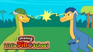 I am Pachycephalosaurus! | The Great Dino Race | Dinosaur Cartoon | Pinkfong Dinosaurs for Kids