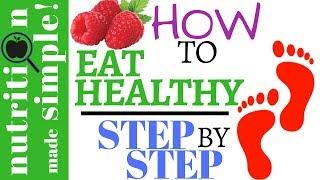 How to start eating healthier | STEP-BY-STEP (Part 1)