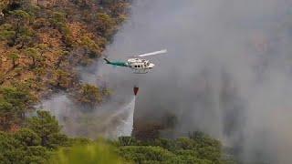 Más de 600 personas evacuadas por un incendio en Málaga