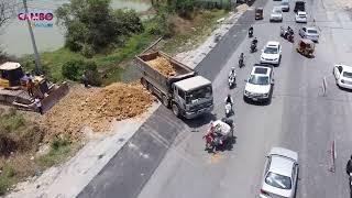 Full video Process Project LANDFILLing by Excellent skill Driver Dozer SHANTUi DH17C2 & Dump Trucks