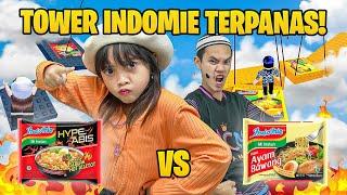 CHALLENGE LEIKA VS TOMPEL ‍ INDOMIE CHALLENGE TOWER [ROBLOX INDONESIA]