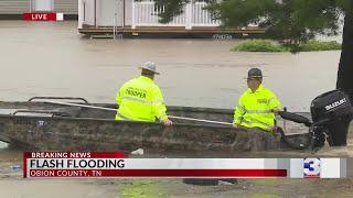 Flooding in Union City, Tennessee