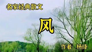 名家经典散文朗读《风》含赏析，作者杨绛，读完受益匪浅！