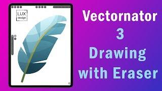 Vectornator Tutorial 3. Drawing  with Eraser