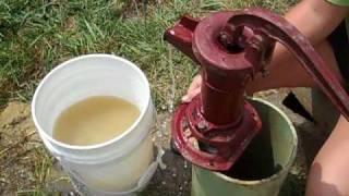 Ground water well on the farm.