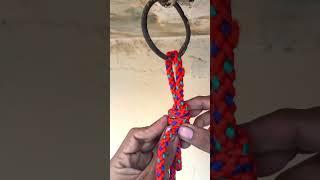 Make a round knot in a rope. #ideas #knot #tipsnntricks #diy #newtricks #diyprojects #rope #diycraft