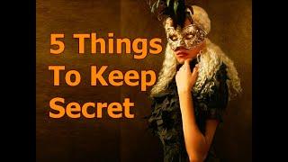 5 Things To Keep Secret | The Life Tips | A Motivational Guide | The Life Formula