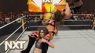 WWE 2K24 NXT THEA HAIL & STEPHANIE VAQUER VS MICKIE JAMES & FALLON HENLEY