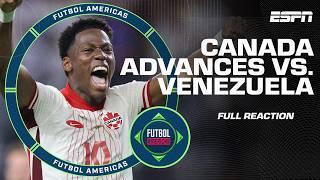 FULL REACTION to Canada eliminating Venezuela from Copa America | Futbol Americas