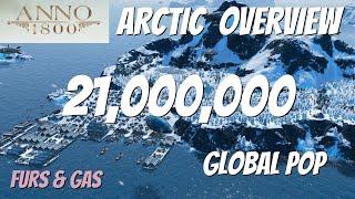 Anno 1800. 21,000,000 pop. Arctic Overview