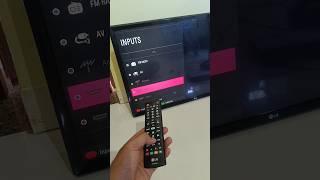 change default input to HDMI in LG tv #inputs #hdmi #shorts