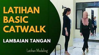 Catwalk Untuk Model Pemula | Latihan Modeling | Lambaian Tangan Saat Catwalk