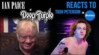 Ian Paice reacts to Tosh Peterson performing Fireball